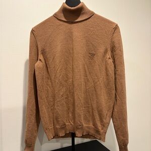 Boss Camel 100% Virgin wool Turtleneck Sweater